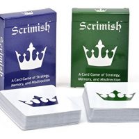 Nexci Scrimish Strategy Card Game – Portable Party Game: 2 Pack
