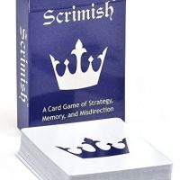 Nexci Scrimish Strategy Card Game – Easy to Learn Portable Game for All Ages. 2 Players. (Blue/Red 1 Pack)