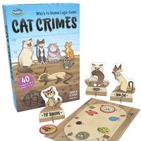 ThinkFun Cat Crimes Logic Game and Brainteaser for Boys and Girls Age 8 and Up – A Smart Game with a Fun Theme and Hilarious Artwork