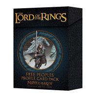 Lord of the Rings Games Workshop Middle-Earth Strategy Battle Game Free Peoples Profile Card Pack