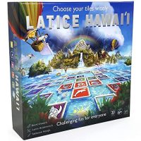 Latice Hawaii Strategy Board Game – The Ultimate Multi-Award-Winning Smart New Kickstarter Game for Adults and Kids. Intelligent Fun for Friends and The Whole Family.