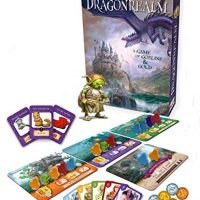 Gamewright Dragonrealm – A Approach Card and Dice Game of Goblins & Gold