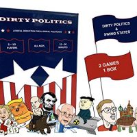 Dirty Politics Celebration Game – One Night Election Procedure Good judgment Celebration Card Game – Two Video games in ONE – Humorous Political Humor –