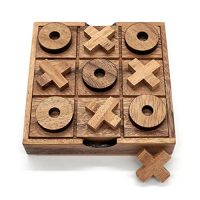 Tic Tac Toe Wood Espresso Tables Household Games to Play and a Classic Sport House Decor for Residing Room Rustic Table Decor and Teach as Sport High Wood Guest Room Decor Contrivance Board Games for Households