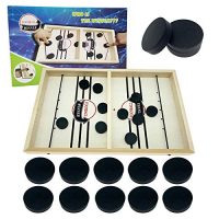 Trsmima Fleet Sling Puck Sport, 22″ x 11.8″ Foosball Winner Board Sport, Tabletop Slingshot Video games Toys for Childhood, Slingpuck Sport for Boys and Girls