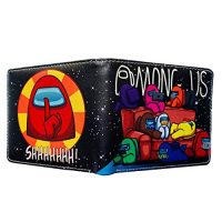 BKMTB Among Us WALLET,Design casual sport printing men’s coin purse sport peripheral card pockets 31