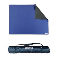 Board Game Playmat [5′ x 3’/Thick Super Cushioned/Stitched Edge/Water Resistant/Blue] with Carrying Case – for Tabletop Board Video games, Card Video games, RPG Video games