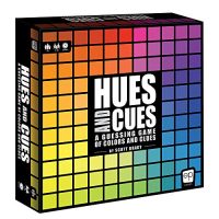 USAOPOLY HUES and CUES/Vibrant Color Guessing Sport Supreme for Family Sport Night/Connect Clues and Colours Collectively/480 Color Squares to Wager