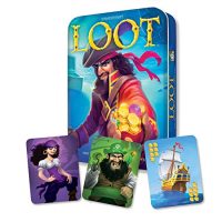 Gamewright Loot Deluxe Tin – The Plundering Pirate Card Sport Card Sport