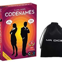 Confidential Motion Codenames Board Sport / Code Names Family Friend Event Card Sport Supplies English Model Bundle with Mr Dice Drawstring Get