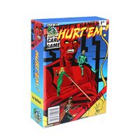 Hurt Em Cards Game Playing Approach Kickback Collectible, Hero, Hurt, Occasion, Avid gamers, and Comic Cards Game Flip Marker Wins