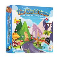 The World Game – Enjoyable Geography Board Game – Academic Game for Young folks & Adults – Ideal for Teenage Boys & Ladies + Wall…