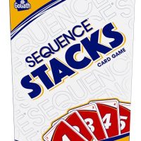 Goliath Sequence Stacks Card Game – Sequence Fun in a Five-Card Stride , White