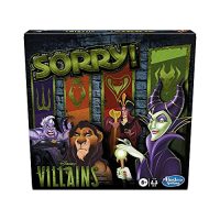 Hasbro Gaming Sorry! Board Recreation: Disney Villains Version Younger other folks Recreation, Family Games for Ages 6 and Up (Amazon Outlandish) , Green
