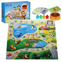 PlayRoute Zoo Keeper Game – Animal Games with Realistic Animal Sounds – 4 Stage Animal Board & Card Games – Academic Toy Gift Finding out…