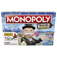 Monopoly World Tour Monopoly Board Game, with Token Stampers and Dry-Erase Gameboard, Board Video games for Family Game Evening