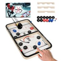 PUC OFF Rapid Sling Hockey Puck Wood Board Sport to Entertain Family and Buddies, Adult & Children Transportable Foosball Desktop Birthday Xmas Celebration Gift