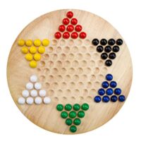 Chinese Checkers Board Sport for Adults, Children & Children – 11.5 Roam Pure Wood Quality – Traditional Wood Checkers Sport Salvage 22 situation with 60…
