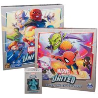 Wonder United, Superhero Card Strategy Board Game Amusing Bundle with Spiderman and Dr. Unprecedented Expansion, for Adults & Kids Ages 14+ (Amazon Unprecedented)
