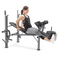 Marcy Common Weight Bench with Leg Developer and Butterfly Palms, Multifunctional Converse Tools, Converse Tools for Dwelling Health membership, Alloy Metal MD-389