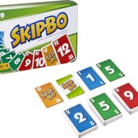 Skip-Bo Card Sport for Childhood, Adults & Family Evening, Journey Sport In Collectible Storage Tin for 2-6 Avid gamers [Amazon Irregular]