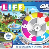 The Game of Life, Extensive Edition Family Board Game Indoor/Out of doorways Enjoyable Game with Gigantic Outsized Gameboard Playing cards Spinner, for Adults and Younger…