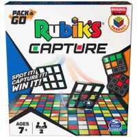 Rubik’s Compile, Pack & Stride Mercurial-Paced Snarl-Fixing Technique Shuttle-Sized Two-Player Puzzle Board Game Fidget Toy, for Adults & Children Ages 8 and up