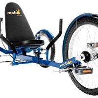 Mobo Triton Pro Adult Recumbent Trike. Pedal 3-Wheel Bicycle. 16 Inches. Adaptive Tricycle for Teens to Seniors