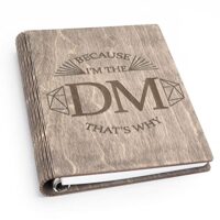 SMONEX Dungeons And Dragons Blank Notebook – Blank Grid & Lined Journal for Game Notes, Tracking, Drawing and more – DnD Accessories Essentials Kit -…