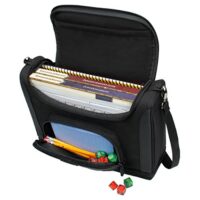 USA GEAR Compact Travel Bag Compatible with Dungeons and Dragons Accessories – Small DND Bag fits RPG Player Essentials, Player’s Handbook, Character Sheets, Dice, Tokens,…