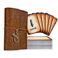 Spellbook Cards Holder DND RPG Pocket Spell Book & Reference Card Holder, Tome of Recollection TTRPG Gaming Accessories for Dungeons and Dragons Beginner Master (60…