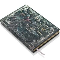 HomWanna DND Dungeons and Dragons Journal Notebook – 3D Embossed Leather Journal Dragon Journal with Lined Paper Cool DND Notebook Accessories DND Gifts for Women…