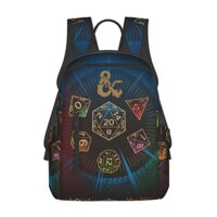 Hugimcnt dun-geons dra-gons Game Backpack Large Capacity Laptop Backpack for Men’s and Women’s