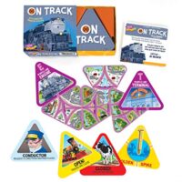 ON Track Three Corner Strategy Game by TREND enterprises, Inc. – Family-Friendly Card Games