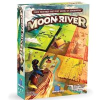 Moon River Family Strategy Board Game American West Theme with Kingdomino Mechanic by Blue Orange Games, 2-4 Players, for Ages 8+
