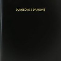 BookFactory® Dungeons & Dragons Log Book/Journal/Logbook – 120 Page, 8.5″x11″, Black Hardbound (XLog-120-7CS-A-L-Black(Dungeons & Dragons Log Book))