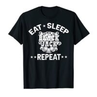 Blackjack Player Casino Basic Strategy Game Cards T-Shirt